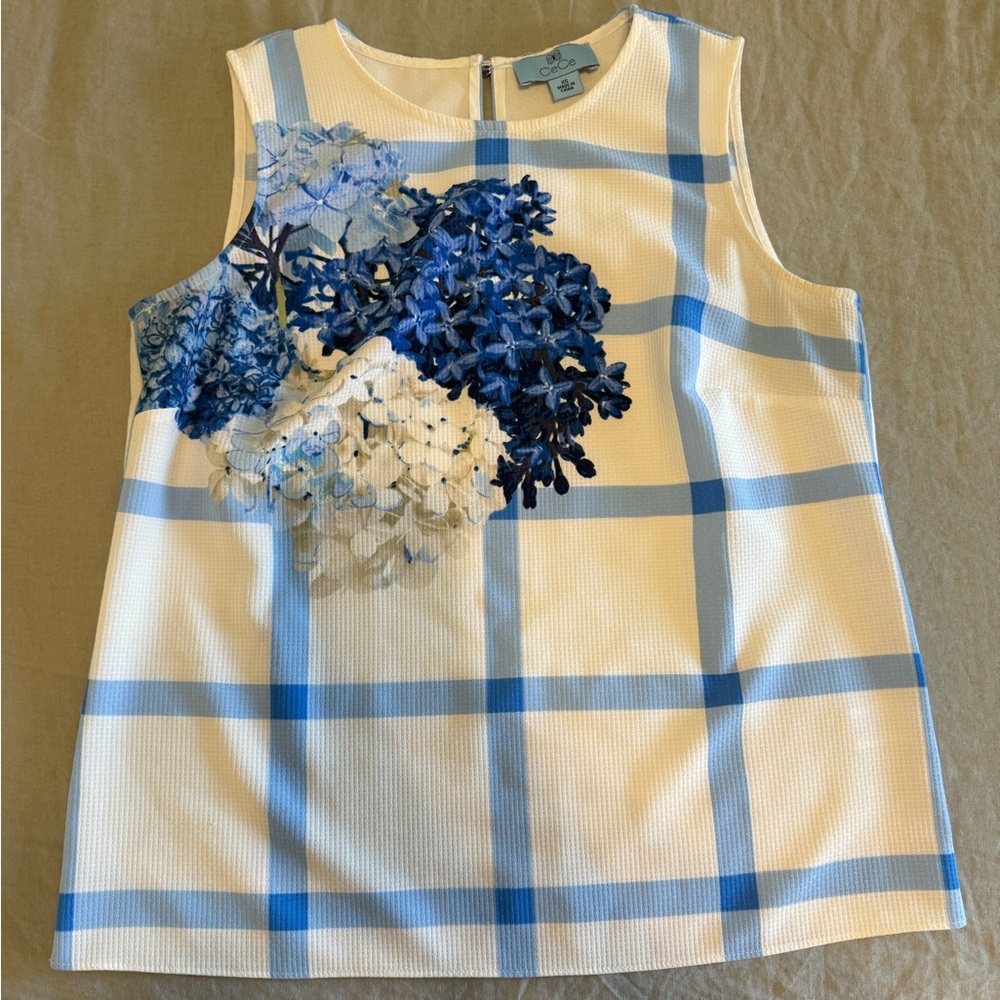 CeCe Sleeveless Blouse, XS